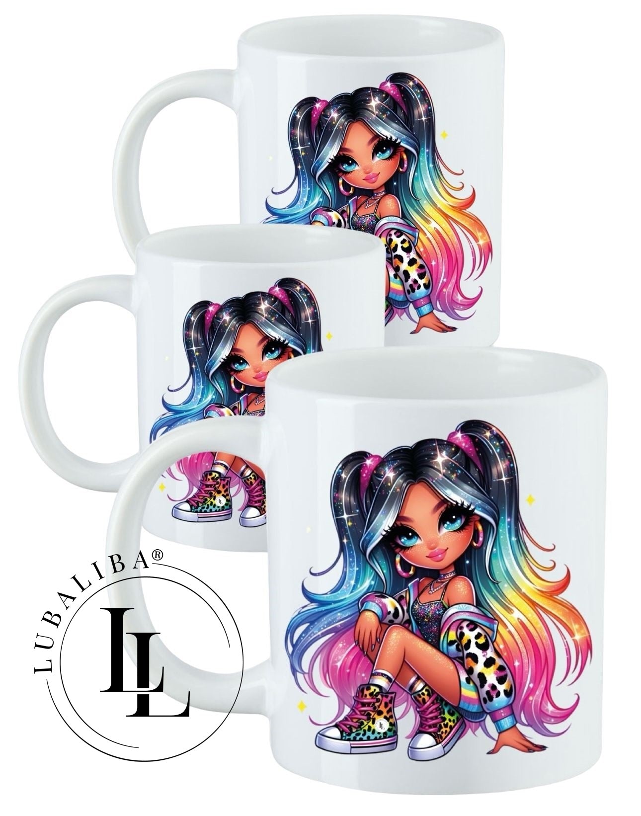 Tasse "Rainbow Summer Girl" Art.: DAV